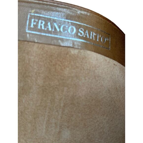 Franco Sarto Brown Side Zipper Riding Boot Size 8M - Picture 7 of 9